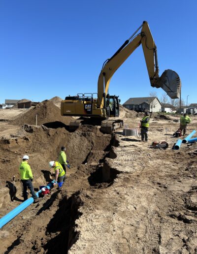 Water and sewer for development in Rice MN
